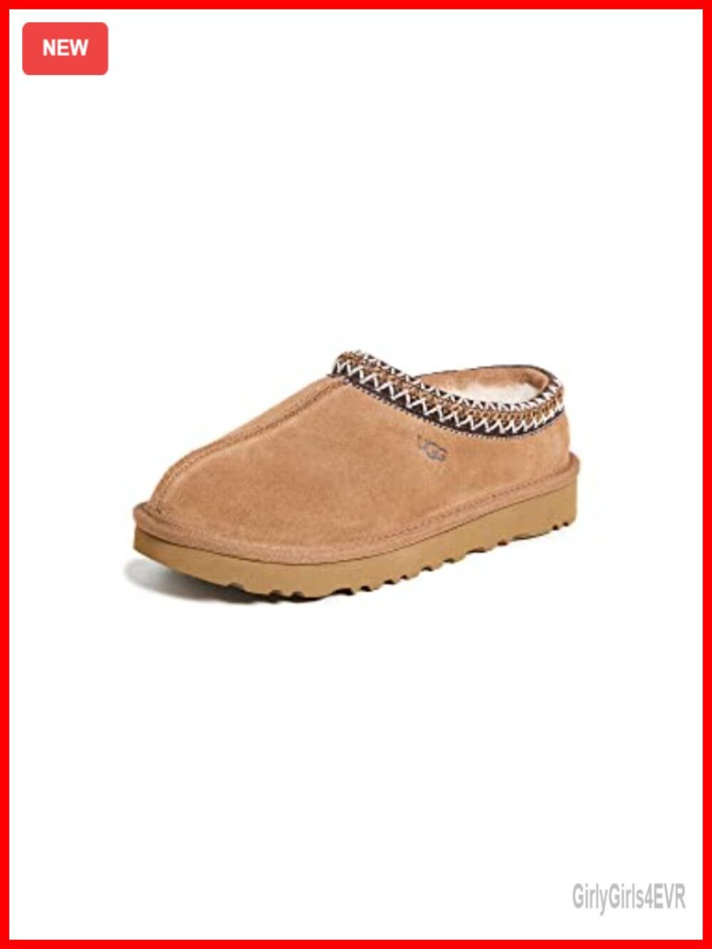 UGG Tasman II Suede Slipper Sheepskin Lined Slip On